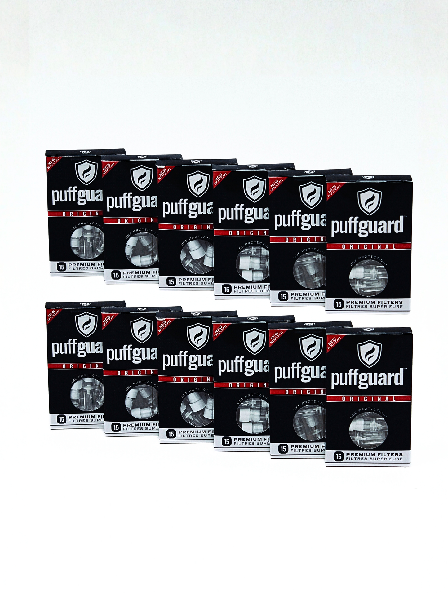 12-Pack Puffguard Original (180 Filters)